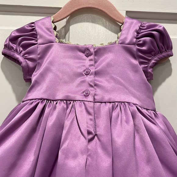 NWT Janie and Jack x Disney RAPUNZEL Purple Princess Dress Size 6-12 Months - Picture 10 of 16